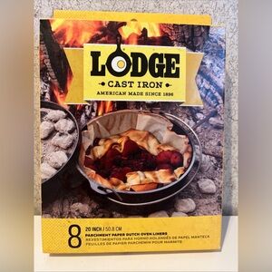 Lodge Cast Iron Dutch Oven Liners 8-20 inch liners. Open box